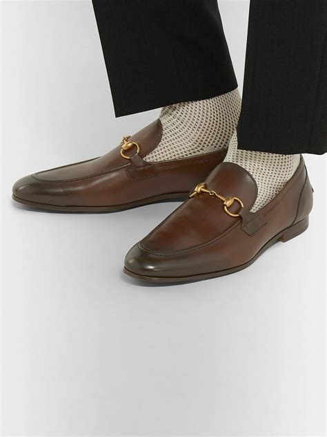 gucci jordaan brown loafer|jordaan horsebit loafer gucci.